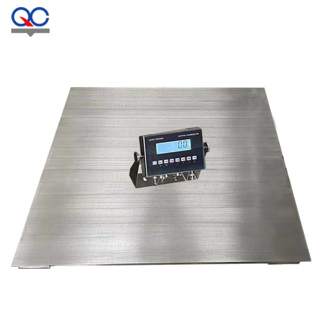 Stainless Steel Single Deck Floor Scale