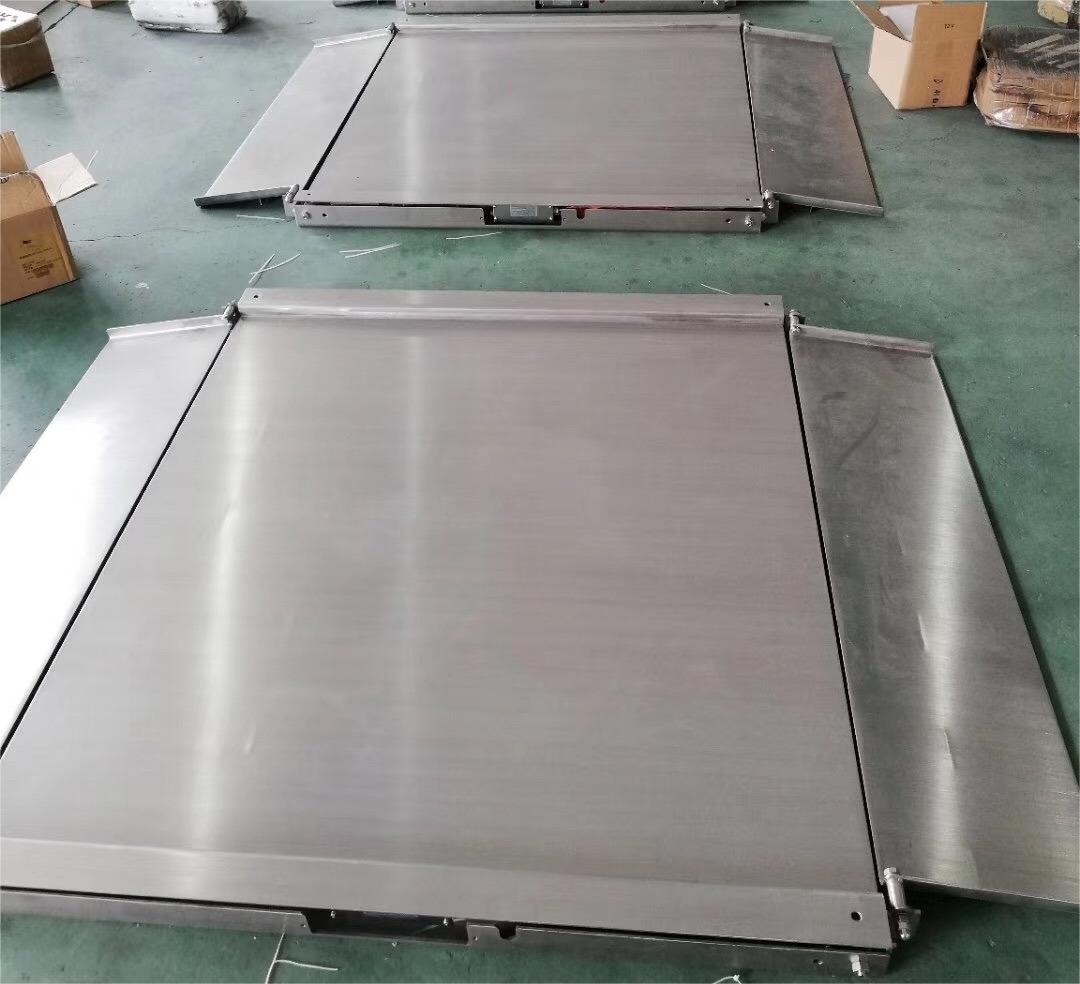 Low-profile Floor Scale Stainless Steel