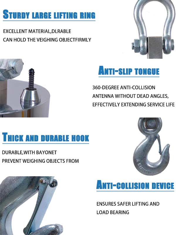 Wireless Digital Electronic Crane Scale specifications