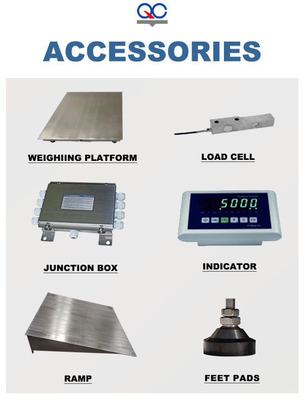 Stainless Steel Floor Scale accessories