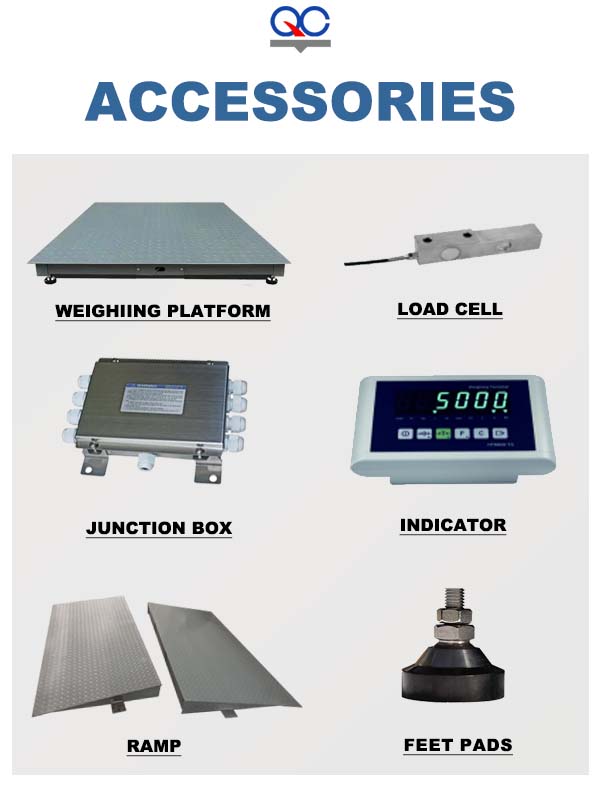 carbon steel floor scale accessories